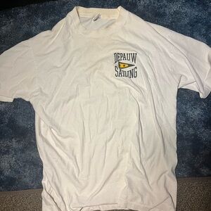 vintage depauw sailing graphic tee
